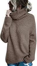 
                        
                          Muat gambar ke penampil Galeri, FISACE Womens Solid Round Neck Oversized Turtleneck Full Sleeve Knitted Sweater Pullover
                        
                      