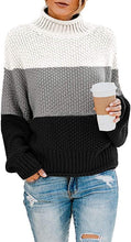 
                        
                          画像をギャラリービューアに読み込む, Saodimallsu Womens Turtleneck Oversized Sweaters Batwing Long Sleeve Pullover Loose Chunky Knit Jumper - JOY2ESpree
                        
                      