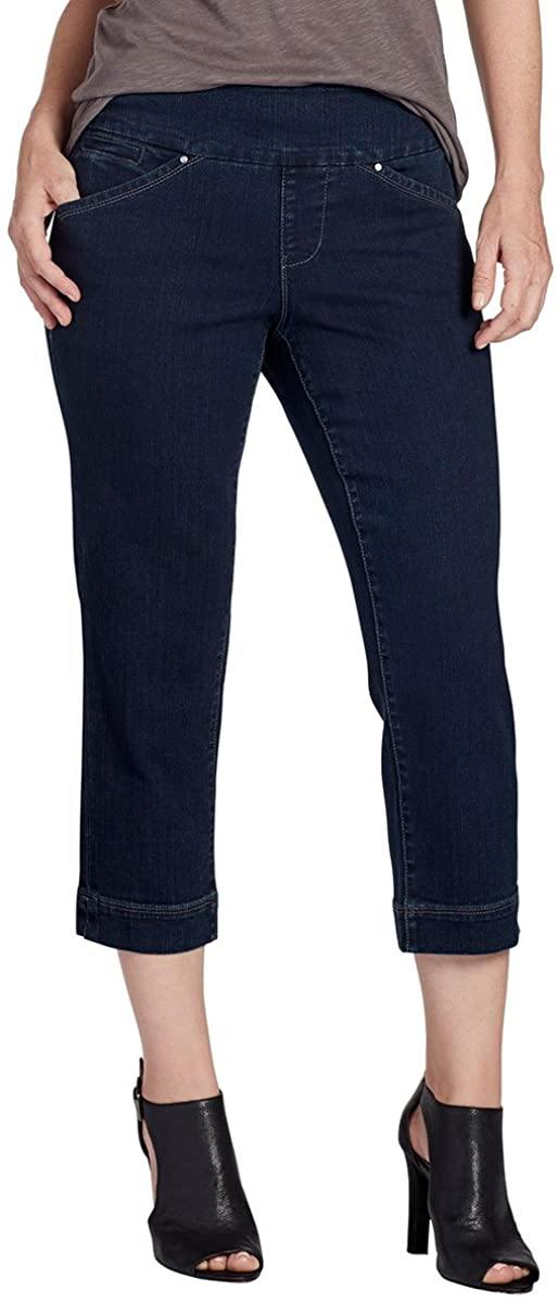 Jag Jeans Women's Marion Pull On Crop in Bay Twill