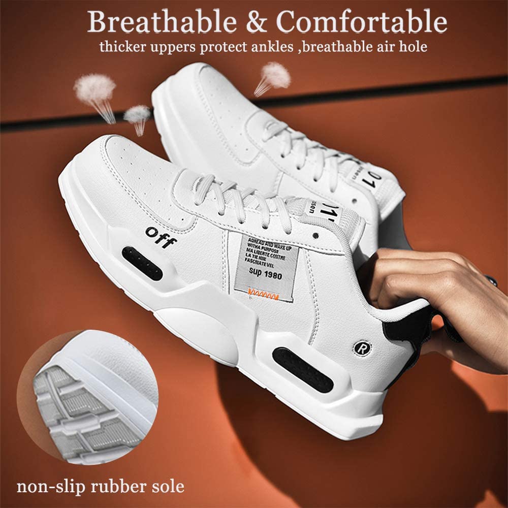 XIDISO Fashion Mens Women Sneakers High and Low Top Walking Shoes Sport Athletic Casual Shoe for Men