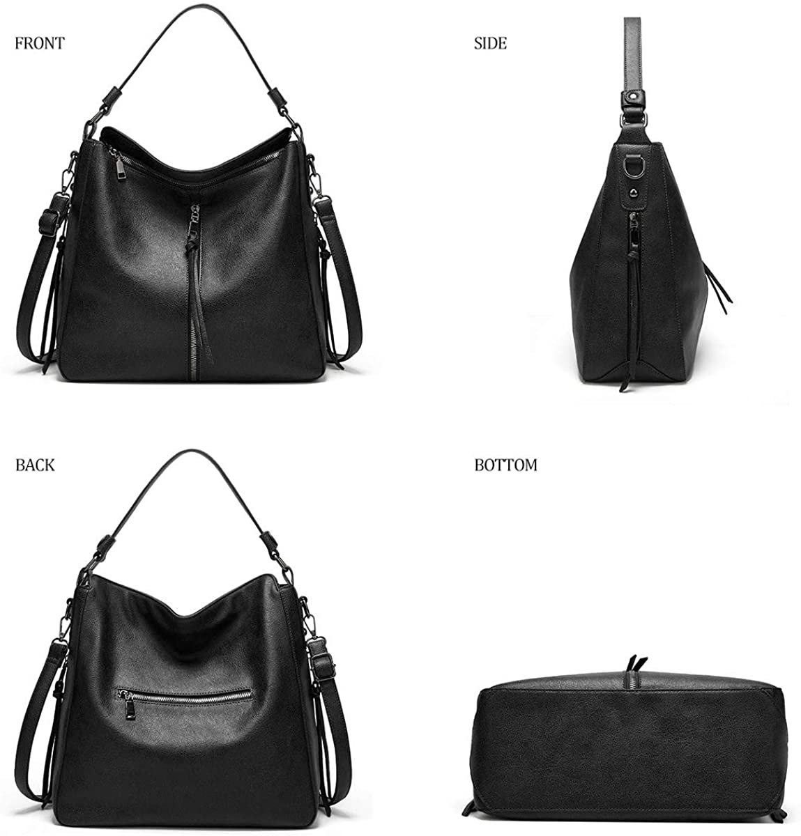 Women Fashion Handbags Wallet Tote Bag Shoulder Bag Top Handle Satchel Purse Set 4pcs