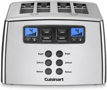 
                        
                          Muat gambar ke penampil Galeri, Cuisinart Touch to Toast Leverless toaster, 4-Slice, Brushed Stainless Steel - JOY2ESpree
                        
                      