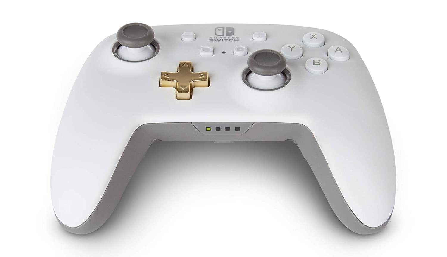 PowerA Enhanced Wireless Controller for Nintendo Switch - Waluigi, Nintendo Switch Lite, Gamepad, game controller, Bluetooth controller, rechargeable - JOY2ESpree
