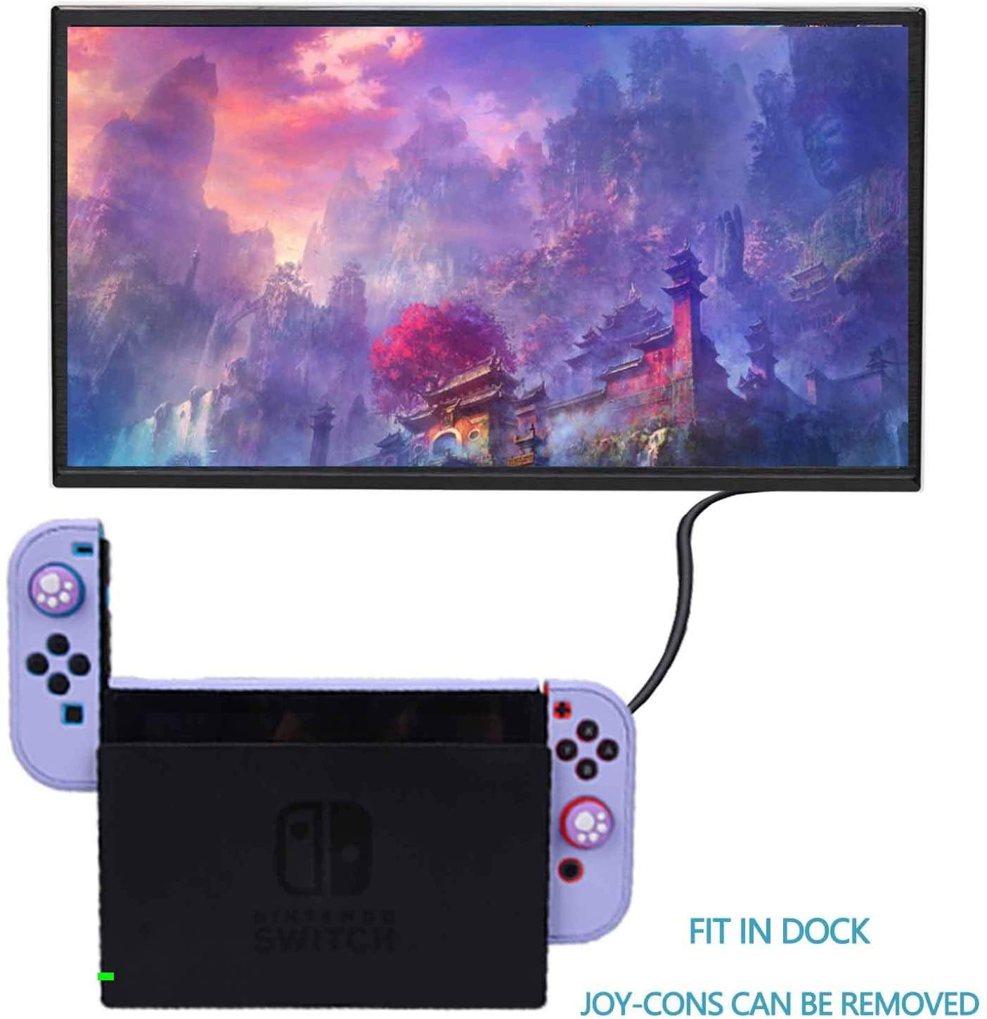 Dockable Case for Nintendo Switch - COMCOOL 3 in 1 Protective Cover Case for Nintendo Switch and Joy-Con Controller - JOY2ESpree
