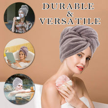 
                        
                          Load image into Gallery viewer, Vinker 3 Pack Hair Towel Wrap, Microfiber Quick Drying Hair Towels, Bath Dryer Caps, Bath Hair Drying Towel, Quick Dryer Hat for Women Girls
                        
                      