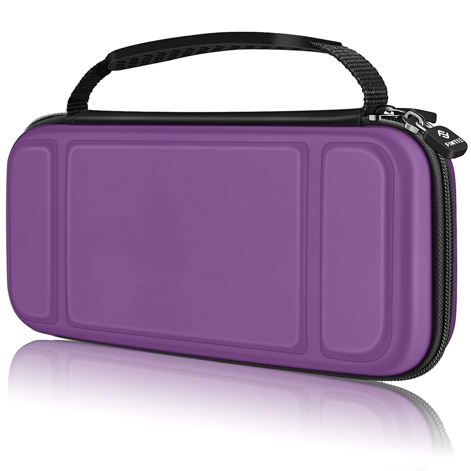 Fintie Carry Case for Nintendo Switch Lite 2019 - [Shockproof] Hard Shell Protective Cover Bag with 15 Game Card/2 Micro SD Card Slots - JOY2ESpree