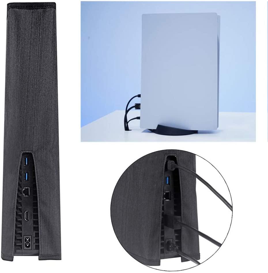 Oranmay Dust Cover for Ps5 Console, Host DustProof Cover Skin Soft Protector Sleeve for PS5 Play-Station 5 Console - Black - JOY2ESpree