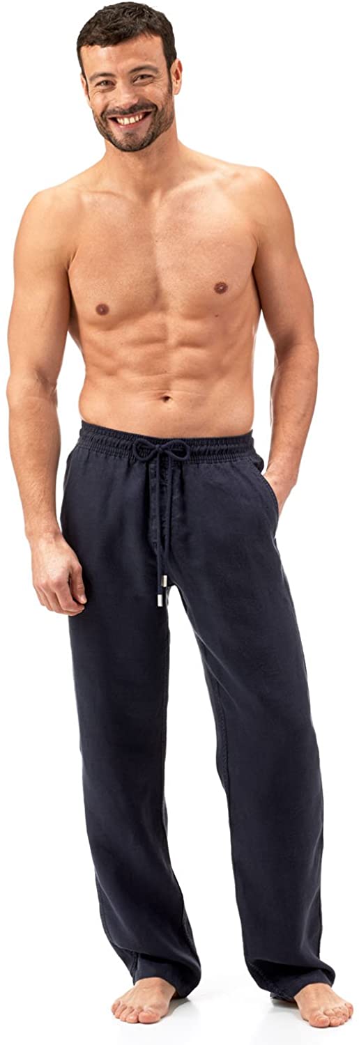 Vilebrequin Men's Solid Linen Pants-M
