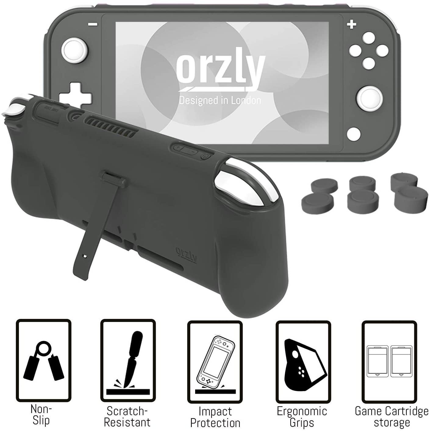 Orzly Accessories Bundle Compatible for use with Nintendo Switch Lite - JOY2ESpree