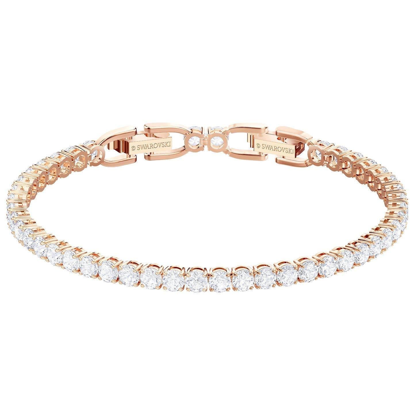 SWAROVSKI Crystal Rose Gold-Tone Tennis Bracelet - JOY2ESpree