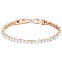 
                        
                          Load image into Gallery viewer, SWAROVSKI Crystal Rose Gold-Tone Tennis Bracelet - JOY2ESpree
                        
                      