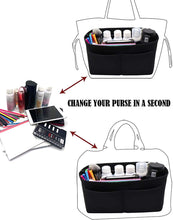 
                        
                          Cargar imagen en el visor de la galería, Felt Purse Organizer Insert Zipper Pocket with Two Removeable Bottle Holder
                        
                      