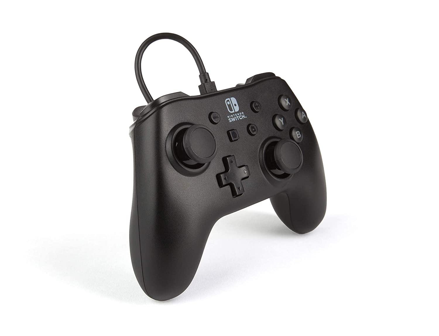 PowerA Enhanced Wired Controller for Nintendo Switch - Mario White, Gamepad, Wired Video Game Controller, Gaming Controller - Nintendo Switch - JOY2ESpree