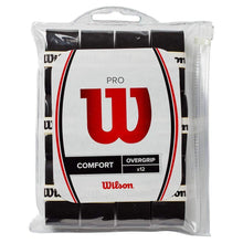 
                        
                          Cargar imagen en el visor de la galería, Wilson Pro Overgrip Pack of 12 Black, One Size - JOY2ESpree
                        
                      