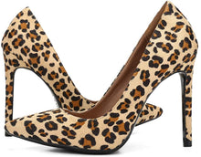 
                        
                          Muat gambar ke penampil Galeri, LIURUIJIA Womens Stiletto Pumps Pointed Toe High Heel Slip On Wedding Party Office Shoes 666
                        
                      
