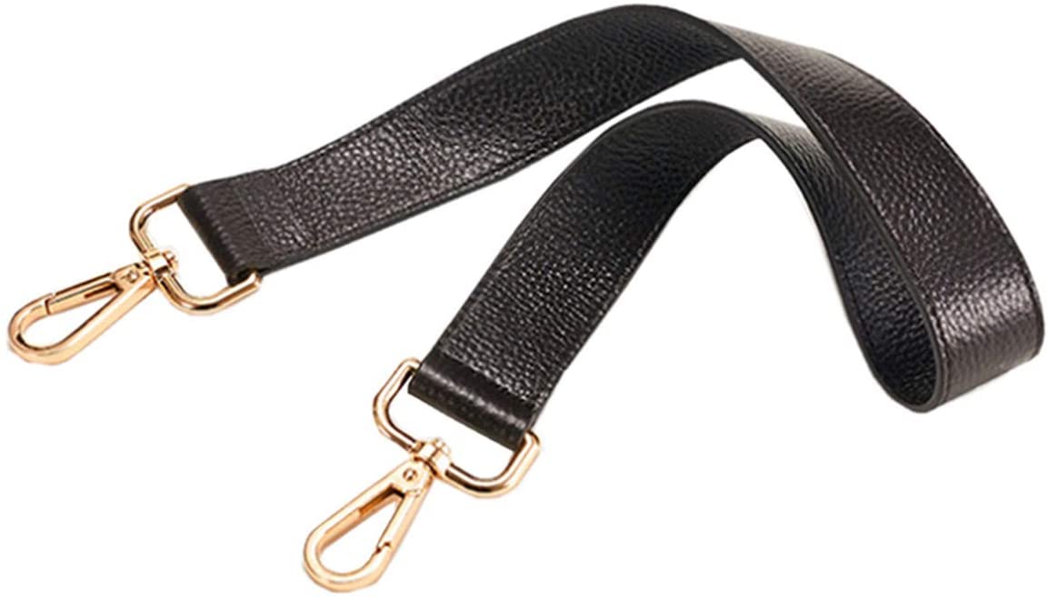 ESUPPORT Purse Straps Replacement Leather Handbags Shoulder Bag Wallet DIY 24.80 Inch Long (Black)