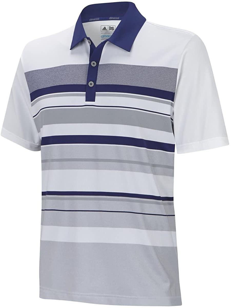 adidas Golf Men's Climacool Graphic Chest Stripe Polo - JOY2ESpree