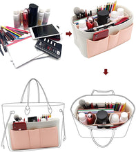 
                        
                          Muat gambar ke penampil Galeri, Felt Fabric Purse Tote Diaper Bag Organizer Insert Bag in Bag with Zipper Inner Pocket For Neverfull Speedy
                        
                      