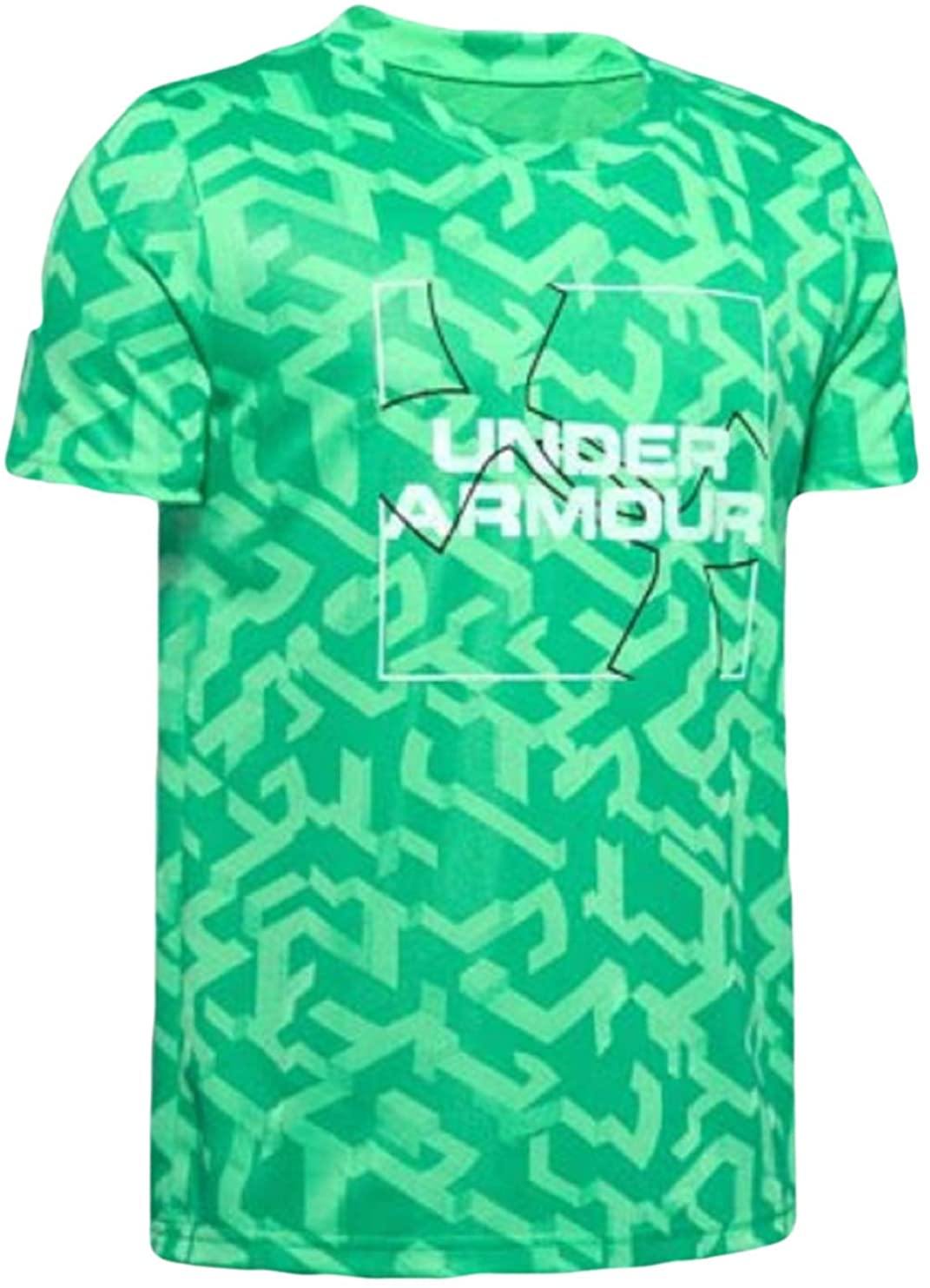 Under Armour Boys' Tech Big Logo Printed Short Sleeve Gym T-Shirt