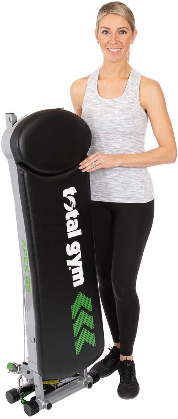 Total Gym APEX Versatile Indoor Home Workout Total Body Strength Training Fitness Equipment with up to 10 Levels of Resistance and Attachments - JOY2ESpree