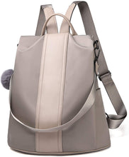 
                        
                          Load image into Gallery viewer, Women Backpack Purse Waterproof Nylon Anti-theft Rucksack Lightweight Shoulder Bag
                        
                      