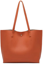 
                        
                          將圖片載入圖庫檢視器 Women's Soft Faux Leather Tote Shoulder Bag from Dreubea, Big Capacity Tassel Handbag
                        
                      