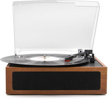 
                        
                          Muat gambar ke penampil Galeri, LP&amp;No.1 Portable Suitcase Turntable with Stereo Speaker,3 Speeds Belt-Drive Vinyl Record Player Black - JOY2ESpree
                        
                      