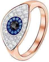 
                        
                          Muat gambar ke penampil Galeri, Duo Evil Eye Ring Multi-Colored Rose Gold Plated - JOY2ESpree
                        
                      