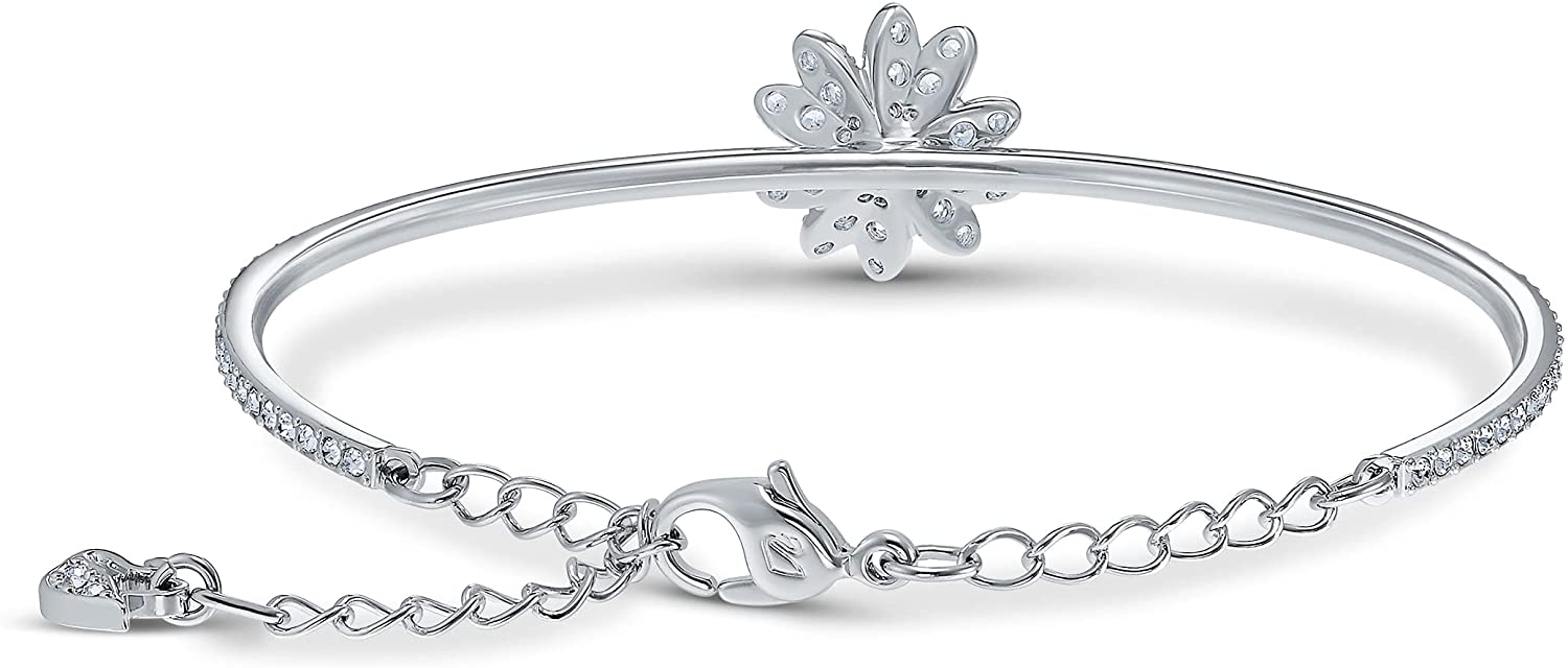 SWAROVSKI Women's Eternal Flower Jewelry Collection, Yellow Crystals, Clear Crystals - JOY2ESpree
