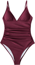 
                        
                          將圖片載入圖庫檢視器 CUPSHE Women's One Piece Swimsuit Tummy Control V Neck Two Piece Bathing Suit
                        
                      
