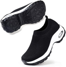 
                        
                          Load image into Gallery viewer, STQ Slip On Breathe Mesh Walking Shoes Women Fashion Sneakers Comfort Wedge Platform Loafers
                        
                      