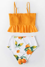 
                        
                          Muat gambar ke penampil Galeri, CUPSHE Women's High Waist Bikini Swimsuit Ruffle Smock Floral Print Two Piece Bathing Suit
                        
                      
