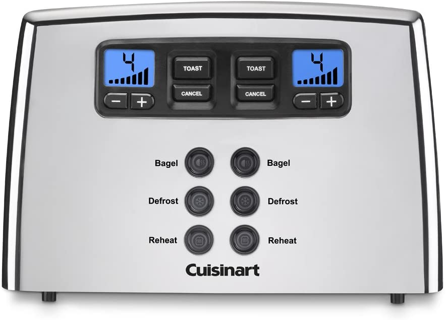 Cuisinart Touch to Toast Leverless toaster, 4-Slice, Brushed Stainless Steel - JOY2ESpree