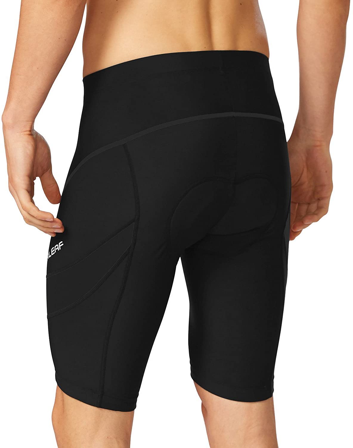 BALEAF Men's Bike Shorts Padded Cycling Bicycle Road Bike Tights Biker Pockets UPF 50+