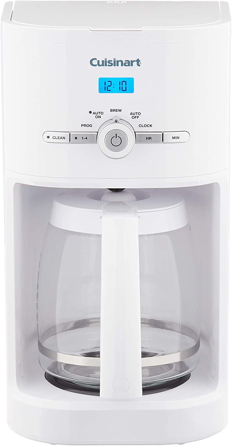 Cuisinart DCC-1120 12-Cup Classic Programmable Coffeemaker, white - JOY2ESpree