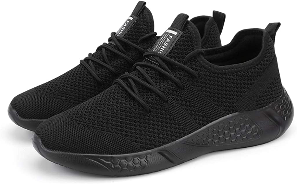 Damyuan Men's Sport Gym Running Shoes Walking Shoes Casual Lace Up Lightweight