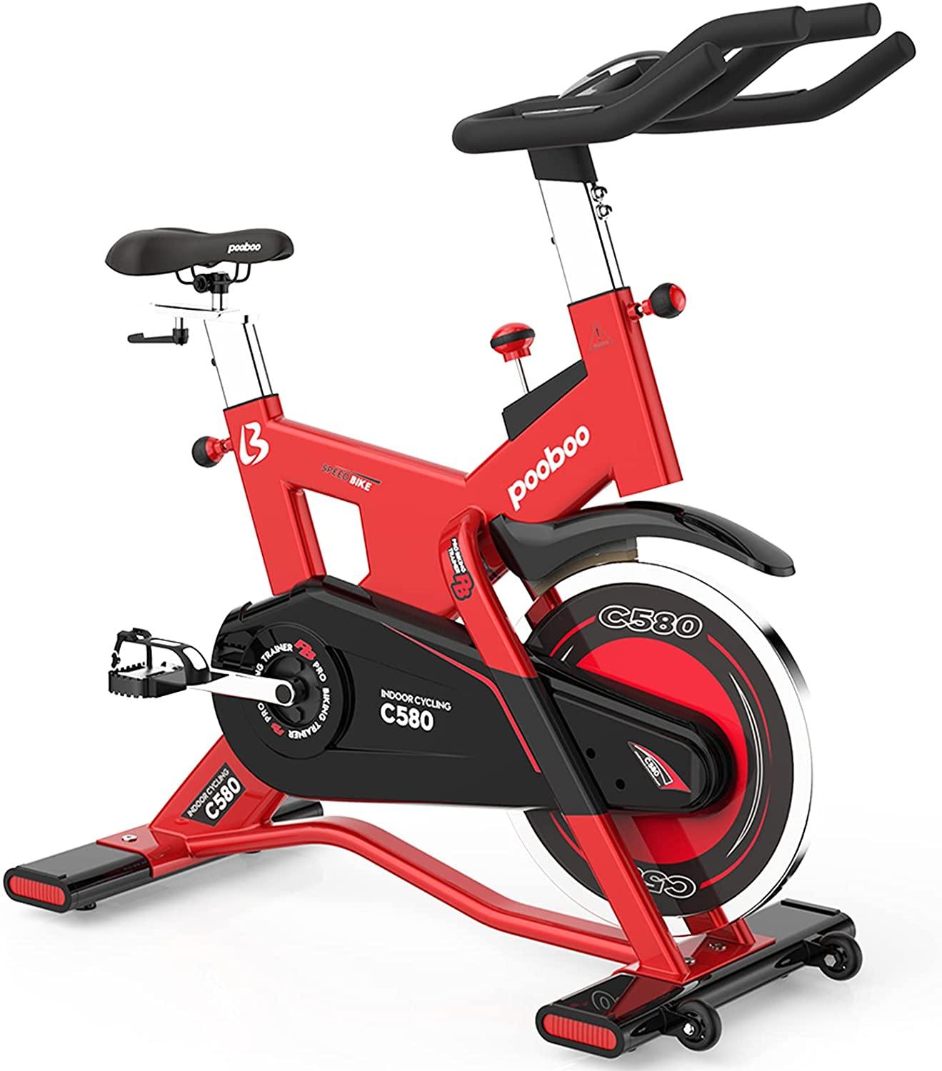L NOW Indoor Cycling Bike Exercise Bike Stationary Commercial Standard with 40lb Flywheel - JOY2ESpree