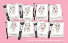 
                        
                          Muat gambar ke penampil Galeri, Kabuki Makeup Brush Set - Foundation Powder Blush Concealer Contour Brushes
                        
                      
