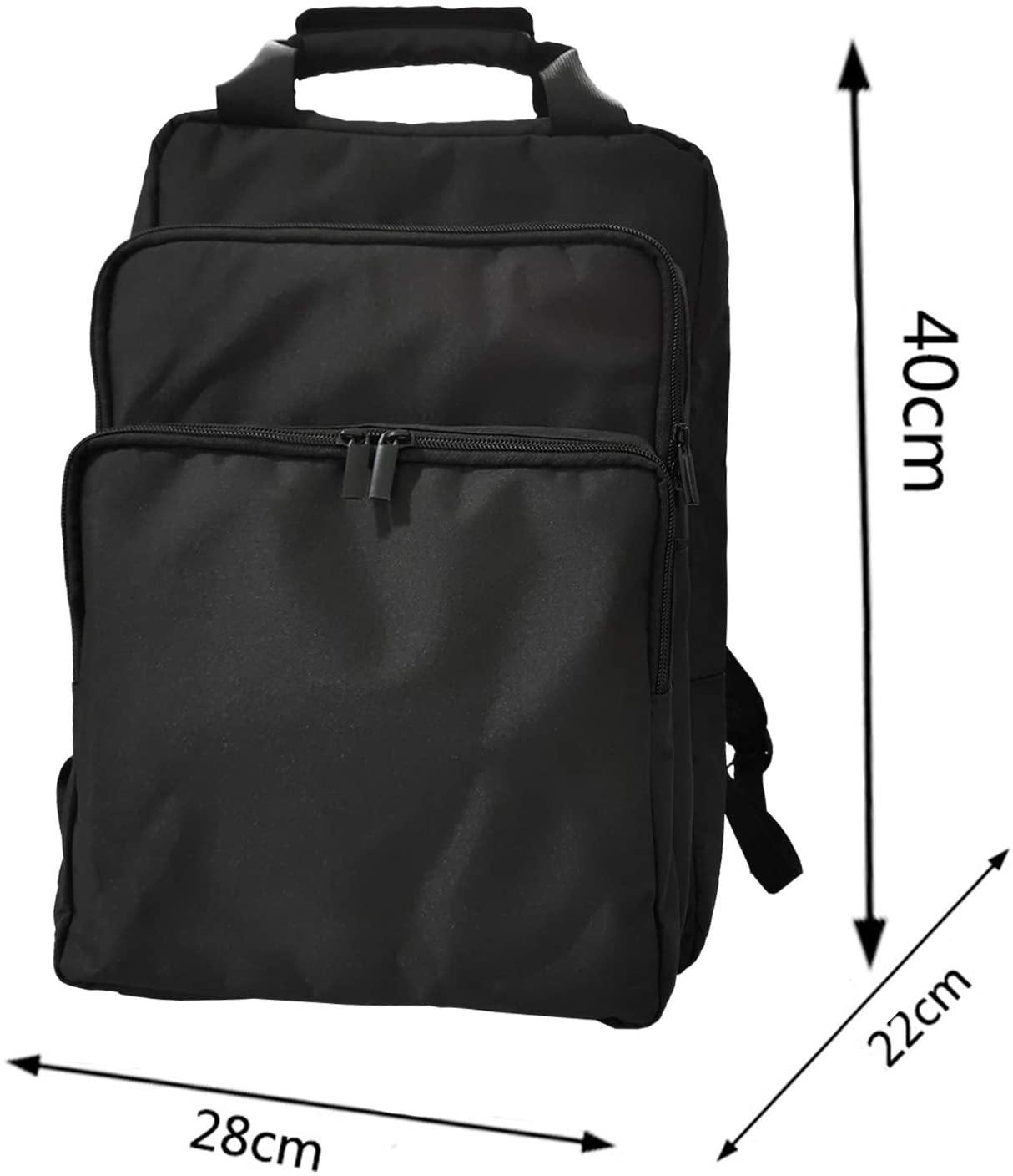 PS5 Carrying Case Portable Shockproof PS5 Travel Bag Compatible with Playstation 5 Console, 3 Layers Travel Backpack Large Capacity Storage Bag - JOY2ESpree