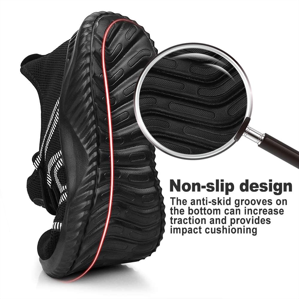 Feethit Mens Slip On Running Shoes Breathable Lightweight Comfortable Fashion Non Slip Sneakers for Men