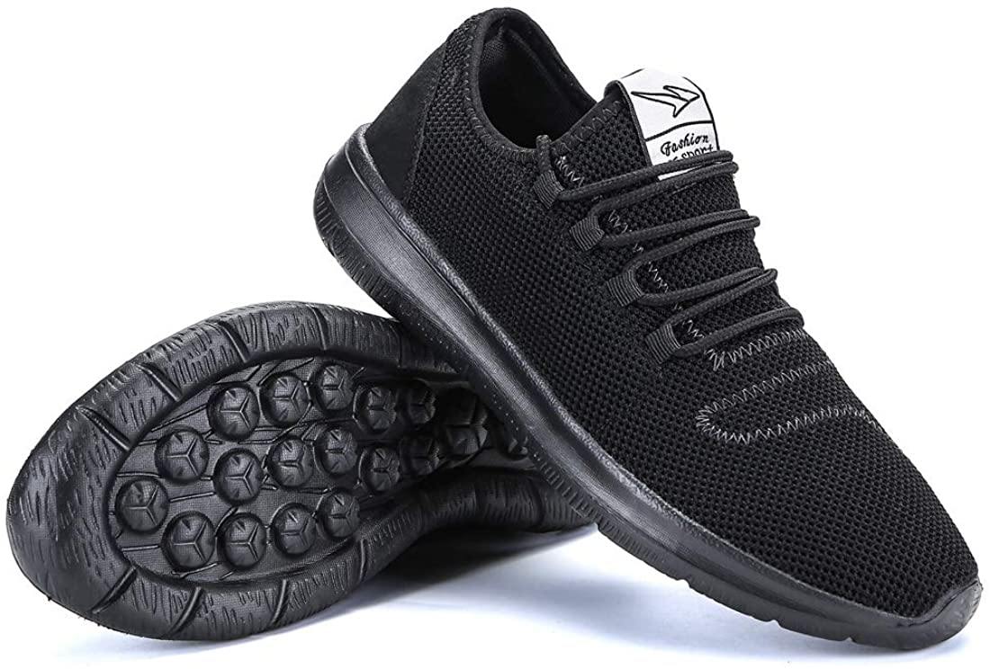 KEEZMZ Men's Running Shoes Fashion Breathable Sneakers Mesh Soft Sole Casual Athletic Lightweight