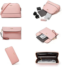 
                        
                          Load image into Gallery viewer, Women Fashion Handbags Wallet Tote Bag Shoulder Bag Top Handle Satchel Purse Set 4pcs
                        
                      