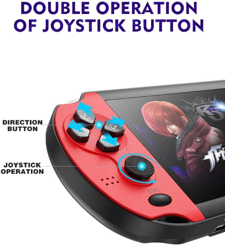 yierda Handheld Game Console X7 Retro Nostalgic Dual Joystick 4.3-Inch High-Definition Screen - JOY2ESpree