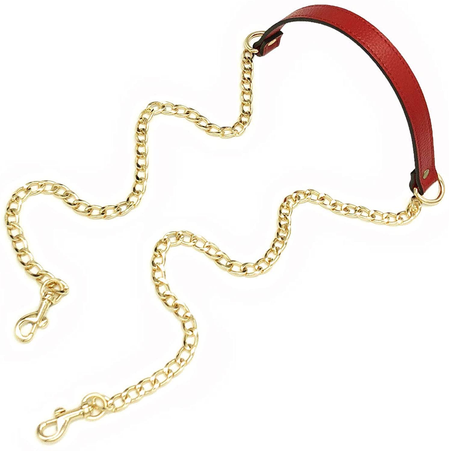 VanEnjoy Replacement Chain & Genuine Leather Shoulder Strap