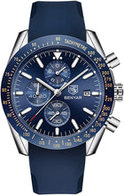 
                        
                          Muat gambar ke penampil Galeri, BENYAR Chronograph Mens Watch Quartz Movement 30M Waterproof | Leather Watch Strap
                        
                      