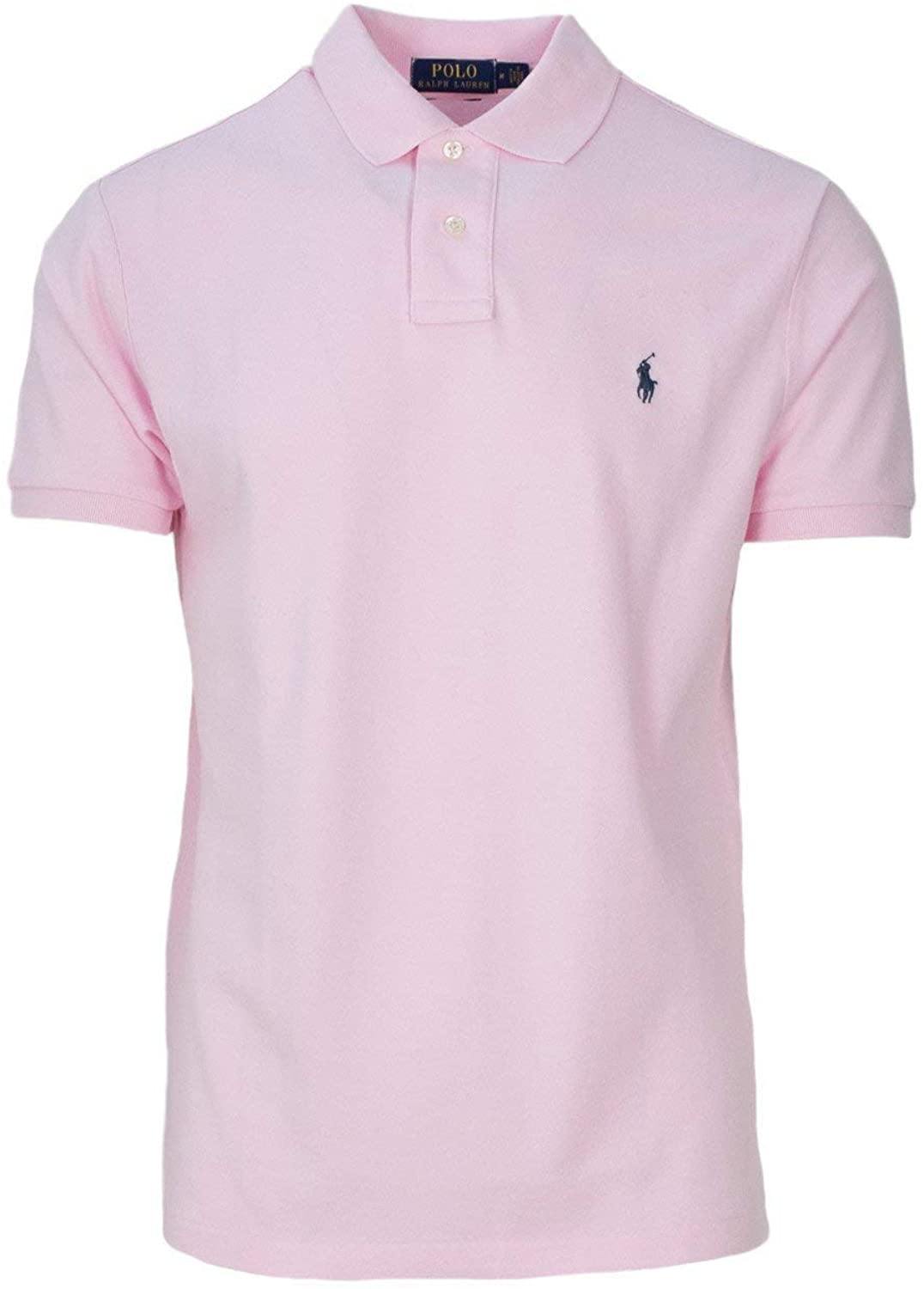 Polo RL Men's Custom Slim Fit Mesh Pony Shirt