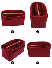 
                        
                          Cargar imagen en el visor de la galería, Felt Purse Bag Organizer Insert with zipper Bag Tote Shaper Fit Speedy Neverfull MM GM
                        
                      