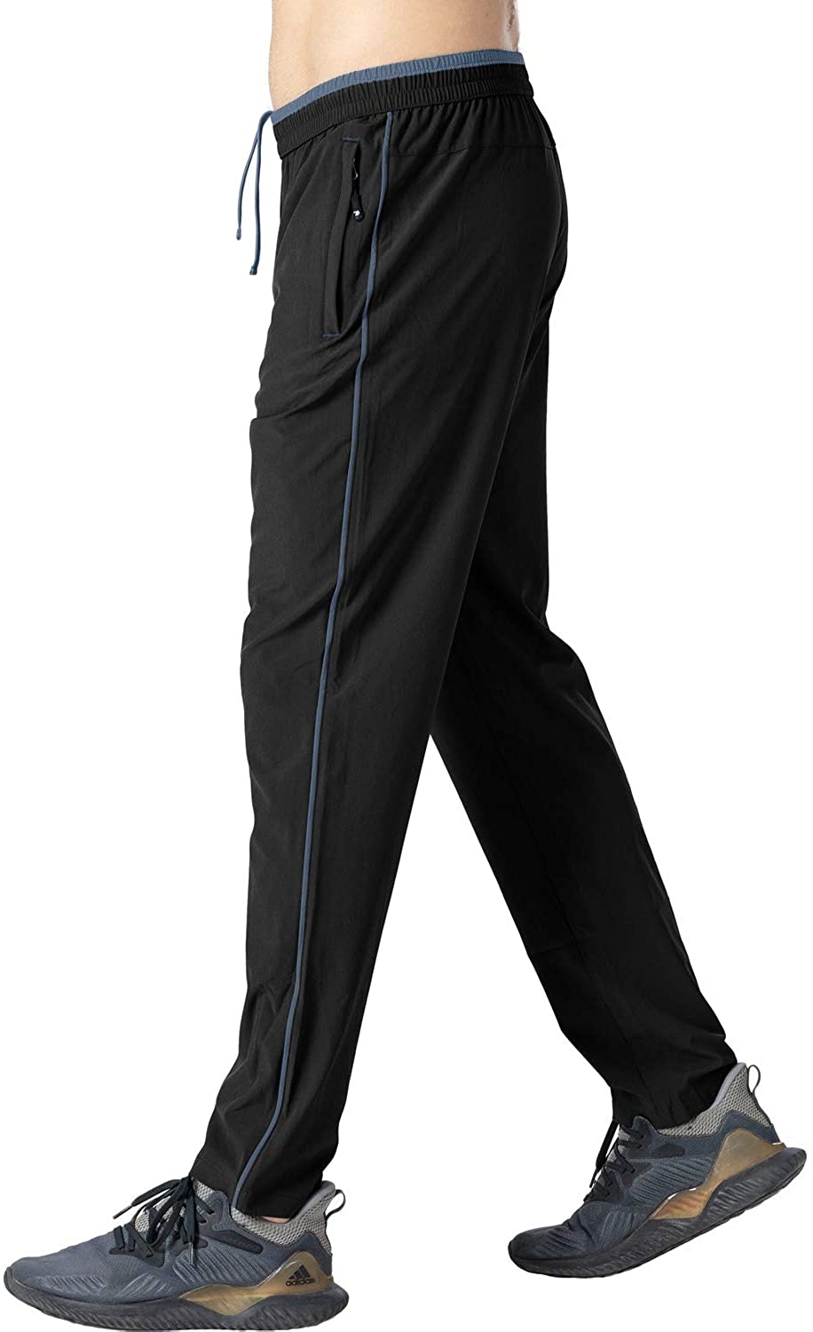 Rdruko Men's Jogger Casual Pants Lightweight Breathable Quick Dry Hiking Running Outdoor Sports Pants