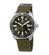 
                        
                          將圖片載入圖庫檢視器 TAG Heuer Aquaracer 43mm Men's Watch w/Khaki Textile Strap WAY101E.FC8222
                        
                      