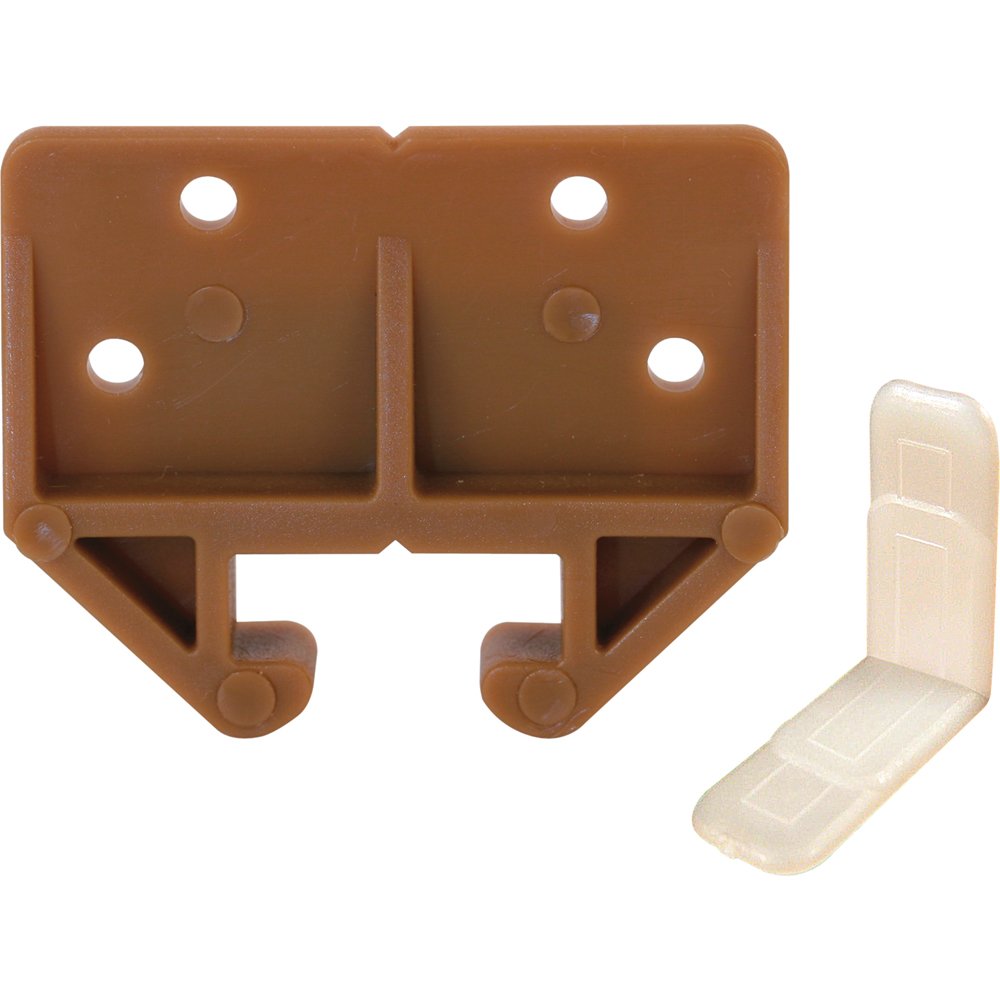 Prime-Line Products R 7084 Drawer Track Guide and Glides,(Pack of 2),Brown